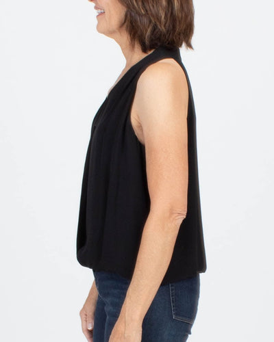 Joie Clothing Small Black V Neck Silk Tank