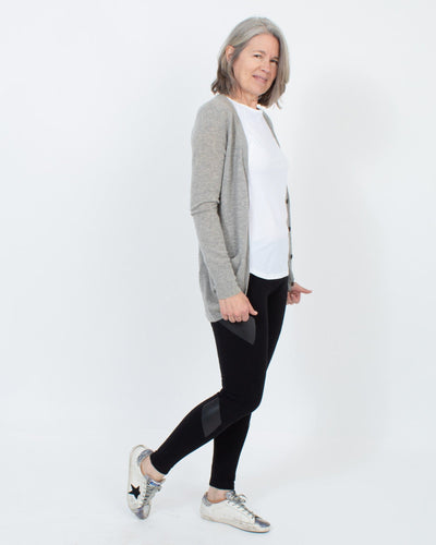Joie Clothing Small Light Grey Cashmere Cardigan