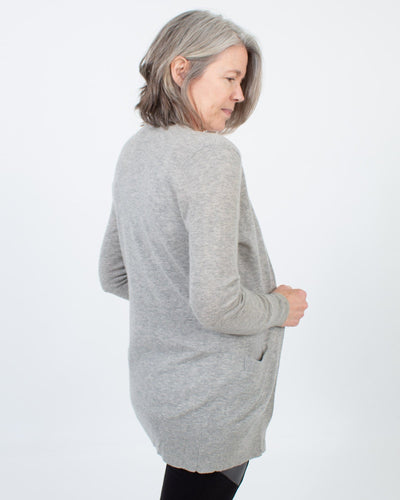 Joie Clothing Small Light Grey Cashmere Cardigan