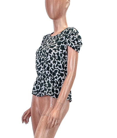 Joie Clothing Small Silk Peplum Top