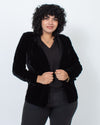 Joie Clothing XL | US 12 Black Velvet Blazer