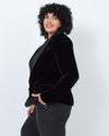 Joie Clothing XL | US 12 Black Velvet Blazer