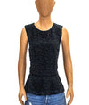 Joie Clothing XS Lace Overlay Peplum Top