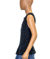 Joie Clothing XS Lace Overlay Peplum Top