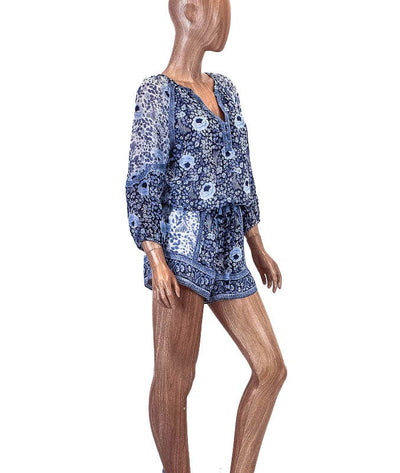 Joie Clothing XS Printed Long Sleeve Romper