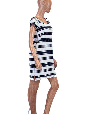 Joie Clothing XS Stripe Fringe Shift Dress