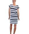 Joie Clothing XS Stripe Fringe Shift Dress