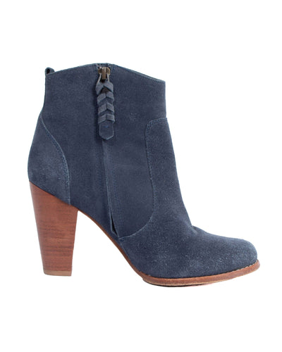 Joie Shoes Medium | US 8 I IT 38 Blue Suede Ankle Boots