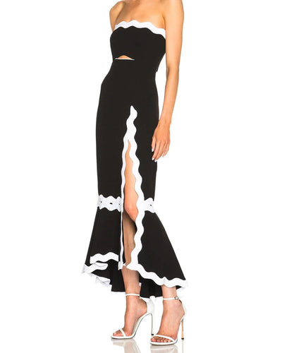 Jonathan Simkhai Clothing XS | US 0 Scallop Trim Dress