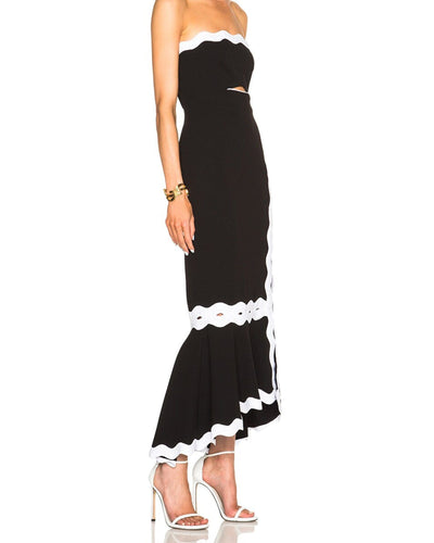 Jonathan Simkhai Clothing XS | US 0 Scallop Trim Dress