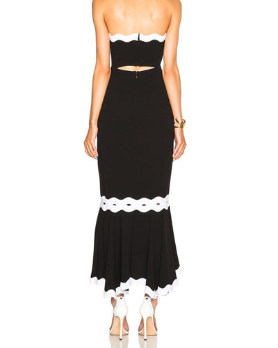 Jonathan Simkhai Clothing XS | US 0 Scallop Trim Dress