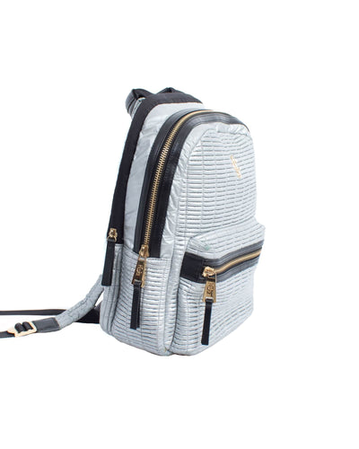 Juicy Couture Bags One Size Silver Puffer Backpack
