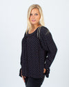 Juicy Couture Clothing Small Printed Long Sleeve Blouse
