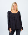 Juicy Couture Clothing Small Printed Long Sleeve Blouse