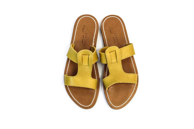 K. Jacques St. Tropez Shoes Large | US 10 I IT 40 Leather "RHEA" Slide On Sandals