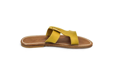 K. Jacques St. Tropez Shoes Large | US 10 I IT 40 Leather "RHEA" Slide On Sandals