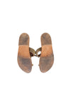 K. Jacques St. Tropez Shoes Small | 6 I 36 "Ganges" Nubuk Khaki Leather Sandals
