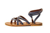 K. Jacques St. Tropez Shoes Small | US 7 I IT 37 Suede Wrap Sandal