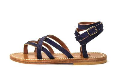 K. Jacques St. Tropez Shoes XS | US 6 I IT 36 Suede Wrap Sandal