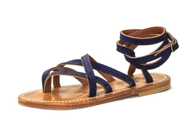 K. Jacques St. Tropez Shoes XS | US 6 I IT 36 Suede Wrap Sandal
