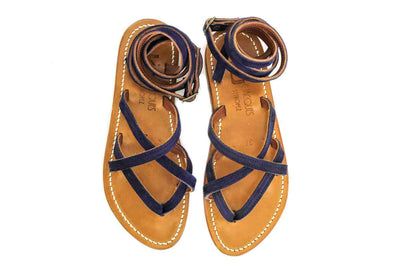 K. Jacques St. Tropez Shoes XS | US 6 I IT 36 Suede Wrap Sandal