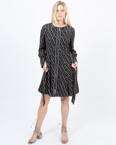 Karen Millen Clothing Small | US 4 Printed Zip Up Dress