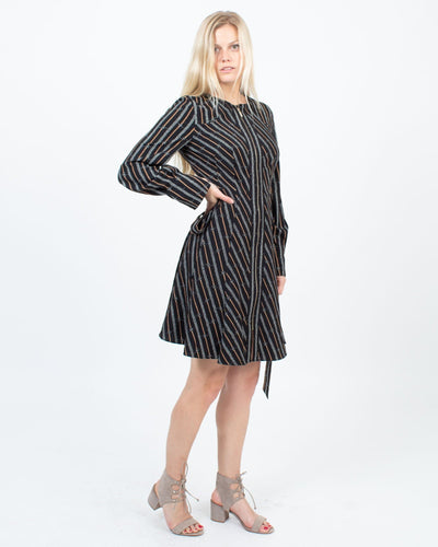 Karen Millen Clothing Small | US 4 Printed Zip Up Dress