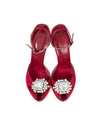 Karen Millen Shoes Small Red Peep Toe Heels