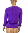 Kate Spade New York Clothing Small Crew Neck Zip Sweater