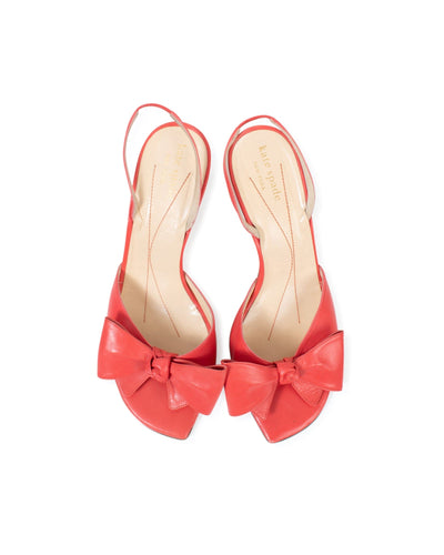 Kate Spade New York Shoes Medium | US 8 Bow Detail Slingback Heels