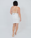 Keepsake Clothing Medium White Backless Dress