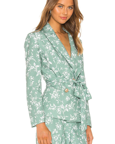 Keepsake Clothing Small | US 6 "Watcher" Double Breasted Floral Blazer