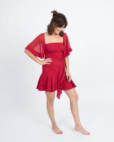 Keepsake Clothing XS Red Mini Dress