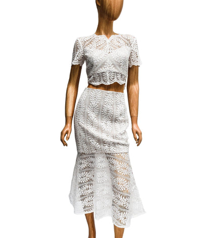 Keepsake Clothing XXS Lace Skirt and Top Set