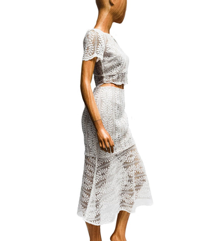 Keepsake Clothing XXS Lace Skirt and Top Set