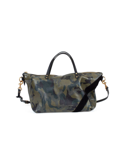 Kempton & Co. Bags One Size Leather Camo Crossbody Bag