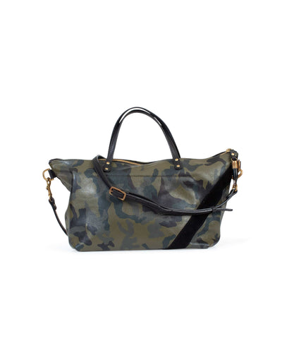 Kempton & Co. Bags One Size Leather Camo Crossbody Bag