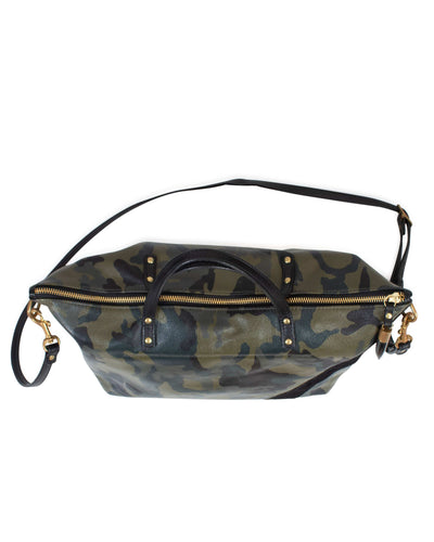 Kempton & Co. Bags One Size Leather Camo Crossbody Bag