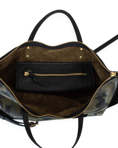 Kempton & Co. Bags One Size Leather Camo Crossbody Bag