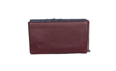 Khirma Eliazov Bags One Size "Roya Envelope Clutch" Snakeskin Bag
