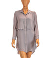 Krista Clothing XS Silky Shirt Dress with Slip
