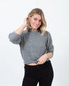 L'Academie Clothing Small Grey Cropped Sweater