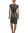 L'Agence Clothing Medium | US 6 Metallic Sheer Lace Dress