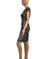 L'Agence Clothing Medium | US 6 Metallic Sheer Lace Dress