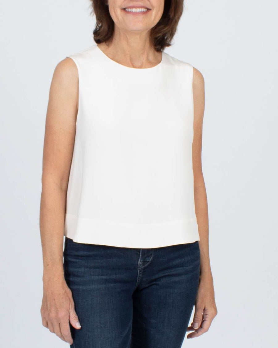 L'Agence Clothing Small | US 4 Silk Sleeveless Blouse