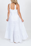 La Ligne Clothing Small White Smocked Dress