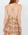 La Prestic Ouiston Clothing Small Ballerina Print Silk Dress