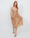 La Prestic Ouiston Clothing Small Ballerina Print Silk Dress