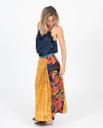 La Prestic Ouiston Clothing XS Silk A-Line Skirt