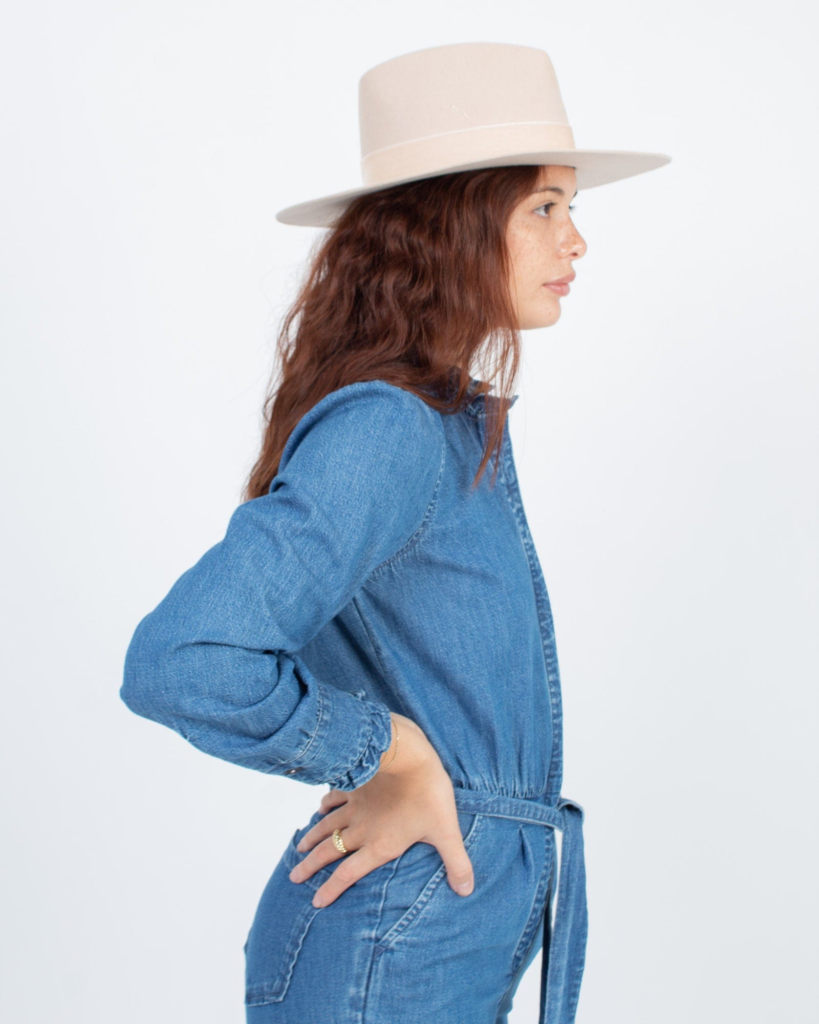 Lack of Colors Accessories Medium "Benson Tri - Beige" Hat